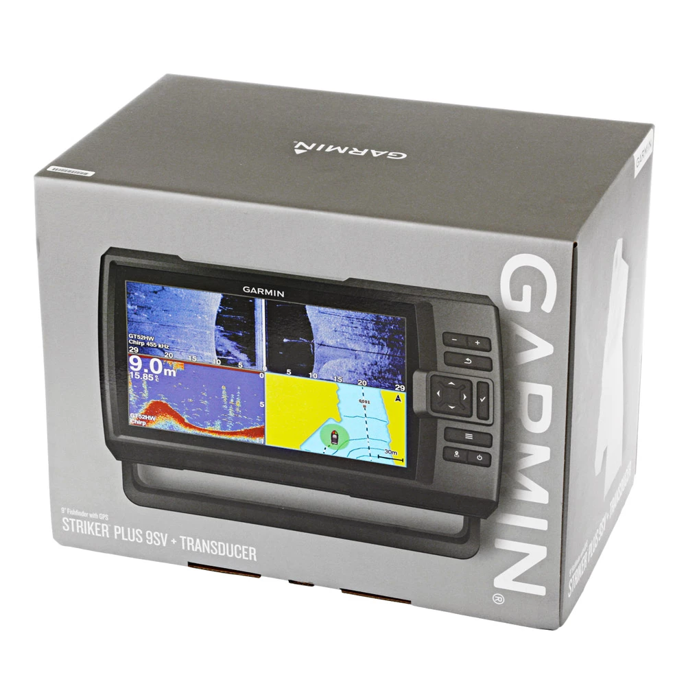 Garmin STRIKER Plus 9sv CHIRP ClearVu Fishfinder With GPS And GT52HW-TM Transducer 3 Garmin STRIKER Plus 9sv CHIRP ClearVu Fishfinder With GPS And GT52HW-TM Transducer