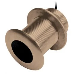 Garmin Bronze Thru-Hull Mount Transducer With Depth And Temperature (12° Tilt) - Airmar B619